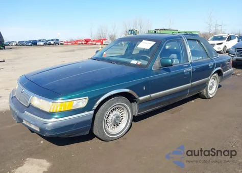 1993 Mercury Grand Marquis Ls из США, поврежденный, VIN 2MELM75W6PX679046